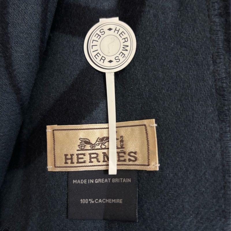 愛馬仕 深藍圍巾 metal Equestre-2
