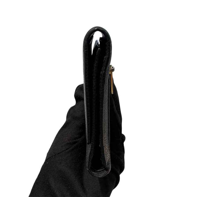 CHANEL 香奈兒 中夾 黑色-4