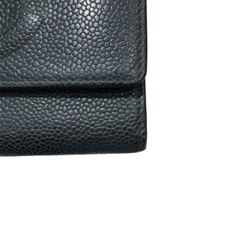 CHANEL 香奈兒 中夾 黑色-8