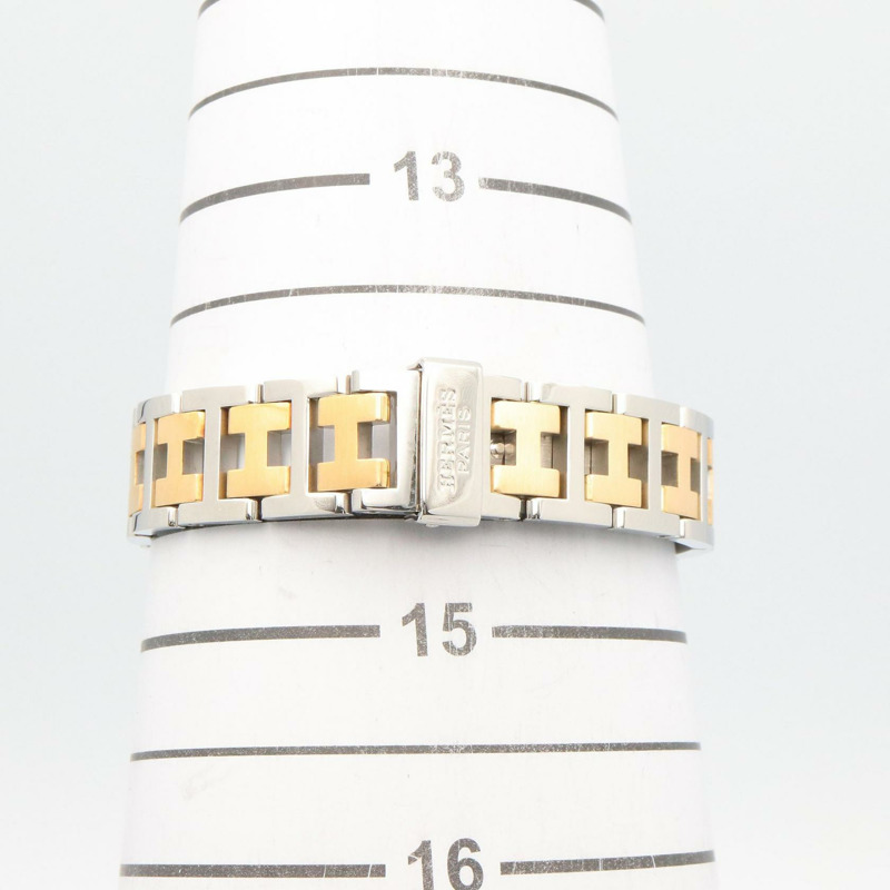 米白色錶盤 鍍金 不鏽鋼 Clipper 腕錶【HERMES 愛馬仕】 CL4.220-5