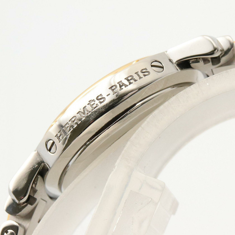 米白色錶盤 鍍金 不鏽鋼 Clipper 腕錶【HERMES 愛馬仕】 CL4.220-9