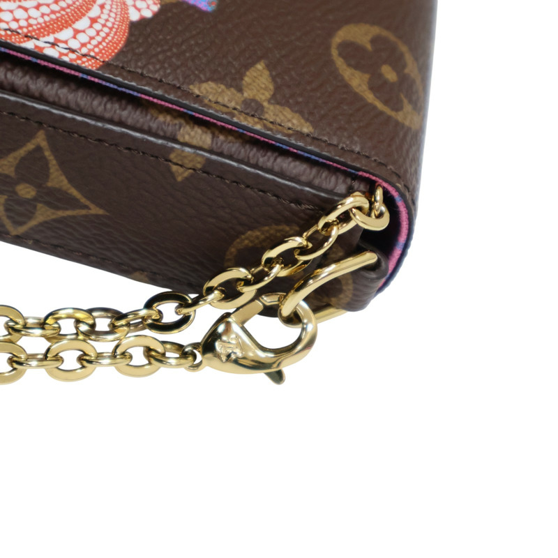 棕色 原花帆布 YK Felicie Pochette 肩背包 鍊帶 M82108【LOUIS VUITTON LV 路易威登】 M82108-13