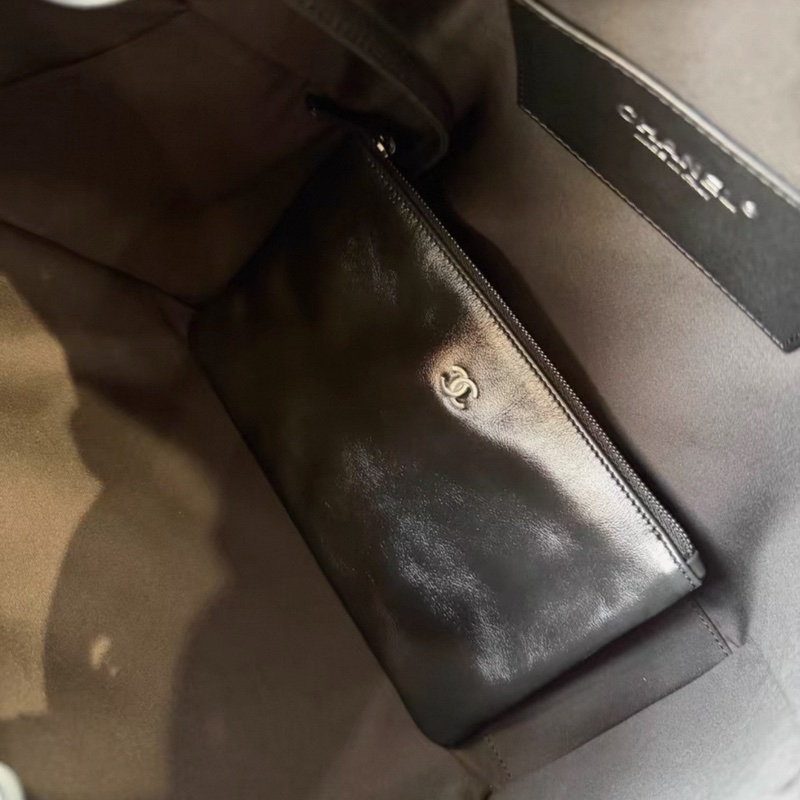 Chanel 25bag 油臘皮鴛鴦扣-2