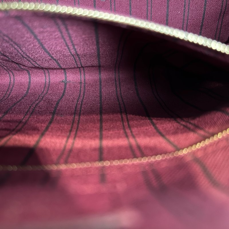 LV M40827 酒紅皮革壓紋SPEEDY25肩背包-6