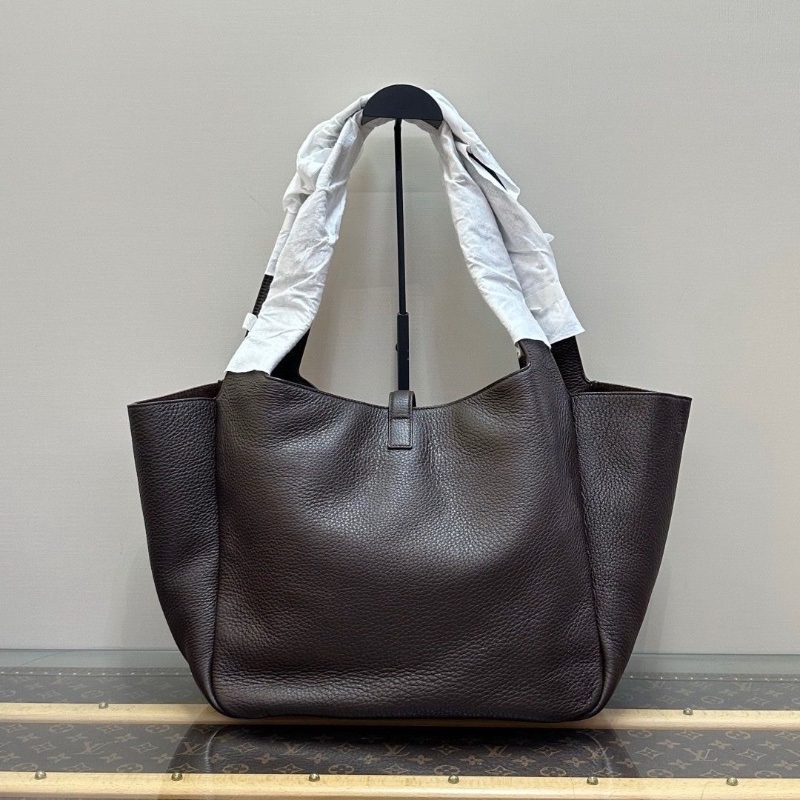 YSL BEA系列深栗色金扣托特包32*27*15 全新閒置配件塵袋-2