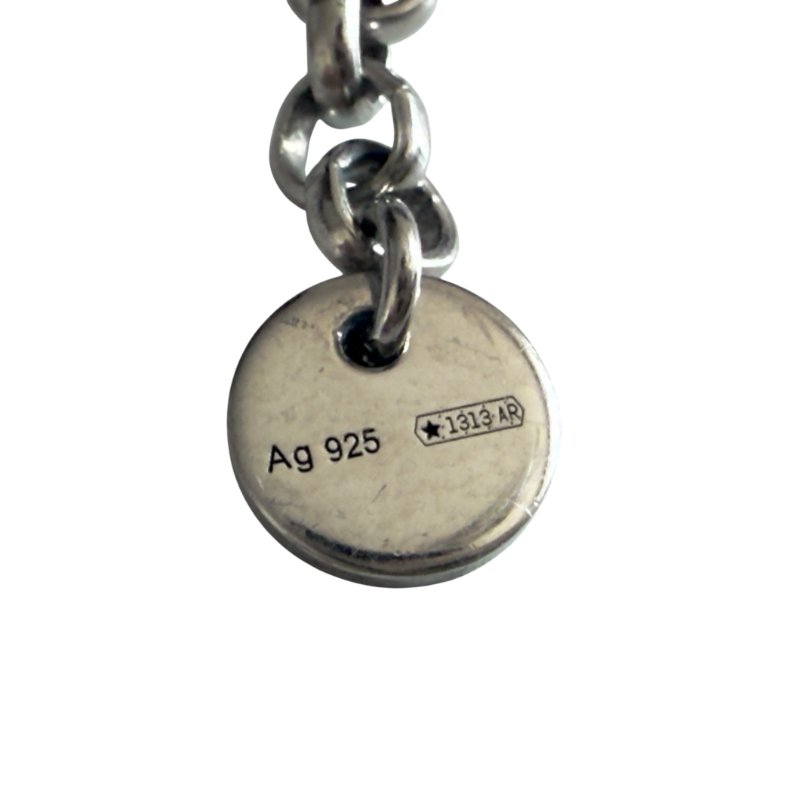 GUCCI Interlocking G 純銀 頸鏈-8