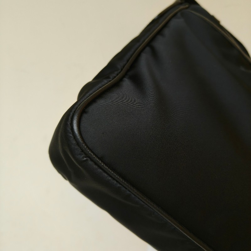 【🐴馬上下單最優惠】🧧限時降價至2/11（原$18800）【8成新】㊣✨PRADA✨（附防塵袋）普拉達 黑色 帆布 皮革 口袋 雙面 郵差包 肩背包 斜背包 /二手包/二手精品🌳二手樹屋🌳-10