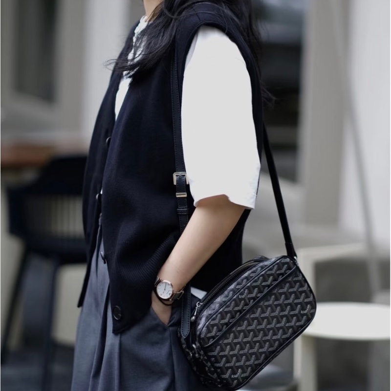 Goyard相機包黑色-1