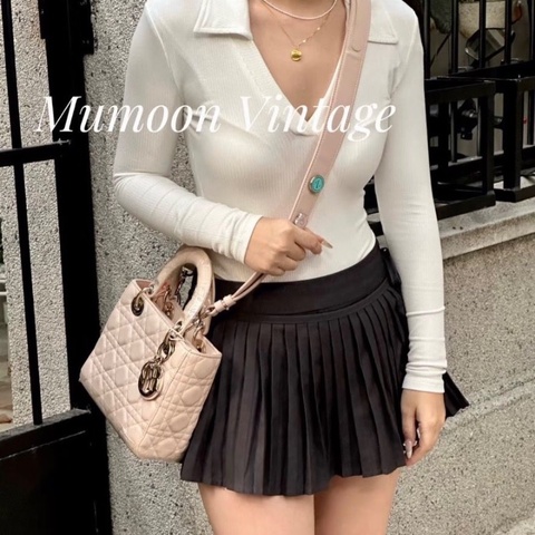 DIOR櫻花粉金黛妃四格徽章 肩帶手提肩背斜背包20*17*8 98新配件盒子 塵袋