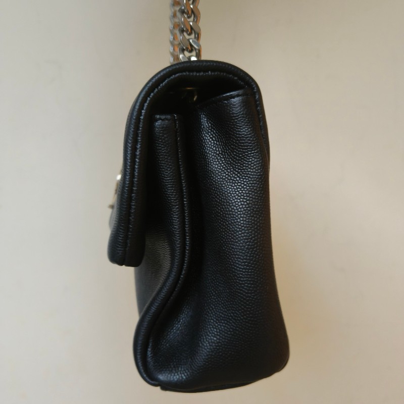 【🐴馬上下單最優惠】🧧限時降價至2/11（原$28800）㊣✨YSL✨SAINT LAURENT 聖羅蘭 West Hollywood Bag深藍色 魚子醬  鏈條 掀蓋 多夾層 相機包 斜背包 肩背包/二手精品/保證正品🌳二手樹屋🌳-2