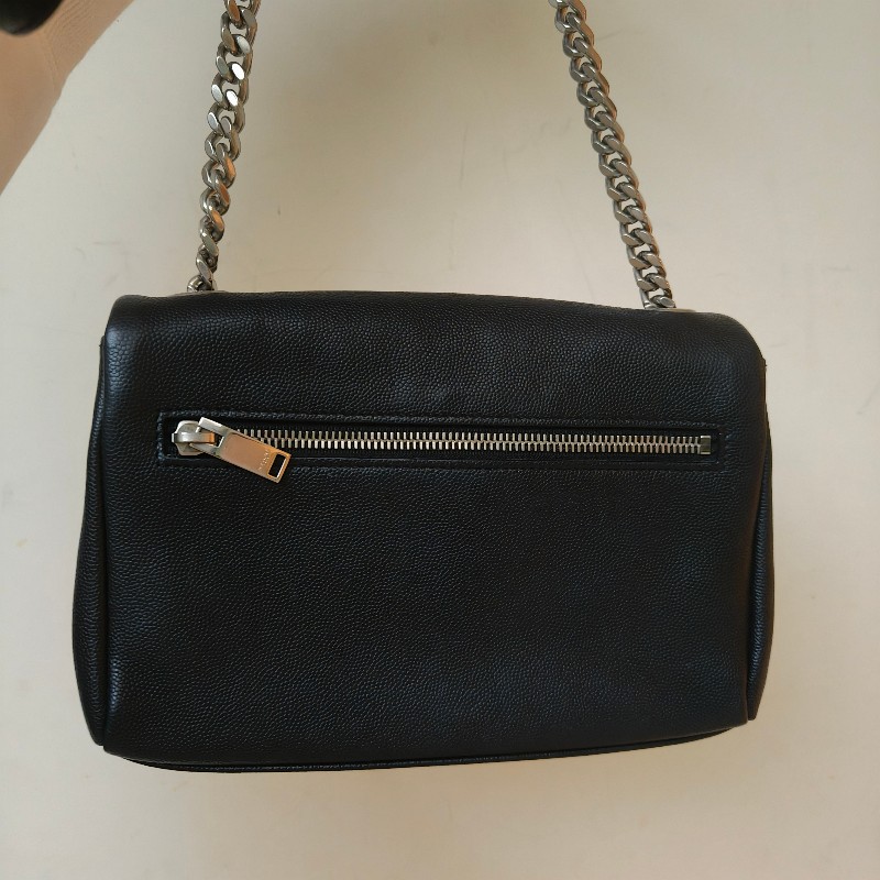 【🐴馬上下單最優惠】🧧限時降價至2/11（原$28800）㊣✨YSL✨SAINT LAURENT 聖羅蘭 West Hollywood Bag深藍色 魚子醬  鏈條 掀蓋 多夾層 相機包 斜背包 肩背包/二手精品/保證正品🌳二手樹屋🌳-3