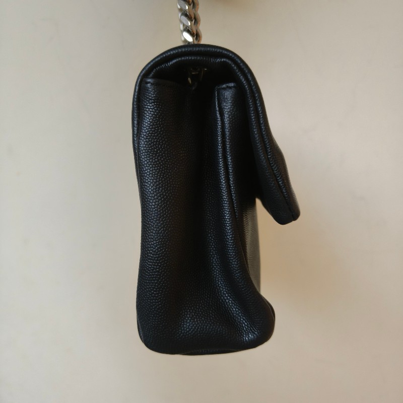 【🐴馬上下單最優惠】🧧限時降價至2/11（原$28800）㊣✨YSL✨SAINT LAURENT 聖羅蘭 West Hollywood Bag深藍色 魚子醬  鏈條 掀蓋 多夾層 相機包 斜背包 肩背包/二手精品/保證正品🌳二手樹屋🌳-4