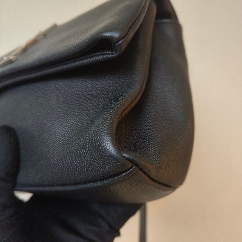 【🐴馬上下單最優惠】🧧限時降價至2/11（原$28800）㊣✨YSL✨SAINT LAURENT 聖羅蘭 West Hollywood Bag深藍色 魚子醬  鏈條 掀蓋 多夾層 相機包 斜背包 肩背包/二手精品/保證正品🌳二手樹屋🌳-7