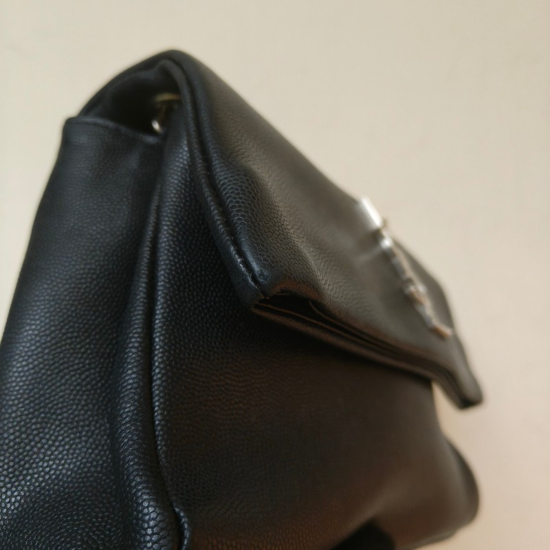 【🐴馬上下單最優惠】🧧限時降價至2/11（原$28800）㊣✨YSL✨SAINT LAURENT 聖羅蘭 West Hollywood Bag深藍色 魚子醬  鏈條 掀蓋 多夾層 相機包 斜背包 肩背包/二手精品/保證正品🌳二手樹屋🌳-12