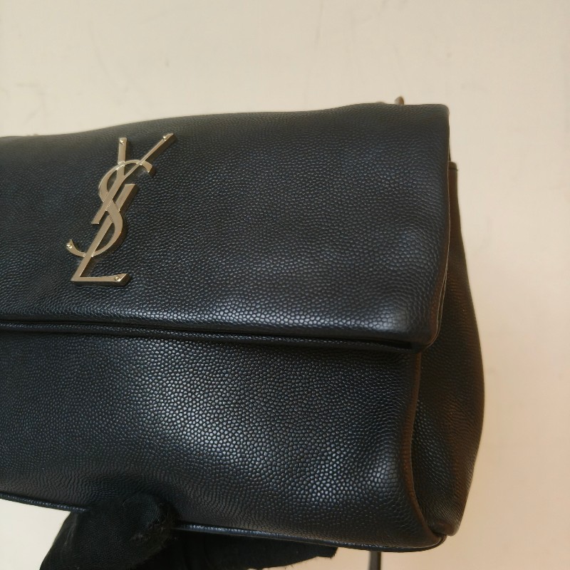 【🐴馬上下單最優惠】🧧限時降價至2/11（原$28800）㊣✨YSL✨SAINT LAURENT 聖羅蘭 West Hollywood Bag深藍色 魚子醬  鏈條 掀蓋 多夾層 相機包 斜背包 肩背包/二手精品/保證正品🌳二手樹屋🌳-15