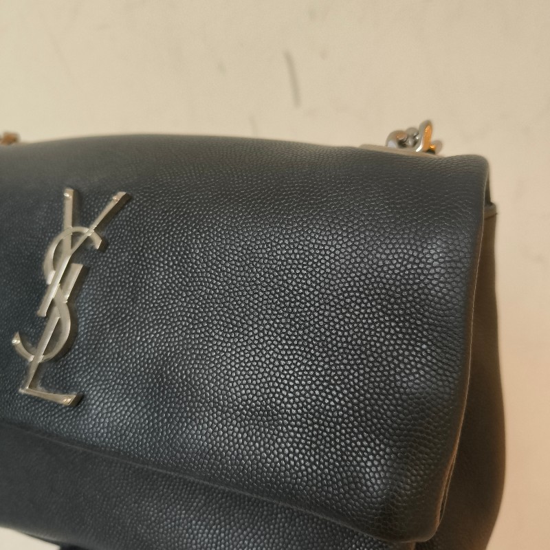 【🐴馬上下單最優惠】🧧限時降價至2/11（原$28800）㊣✨YSL✨SAINT LAURENT 聖羅蘭 West Hollywood Bag深藍色 魚子醬  鏈條 掀蓋 多夾層 相機包 斜背包 肩背包/二手精品/保證正品🌳二手樹屋🌳-18