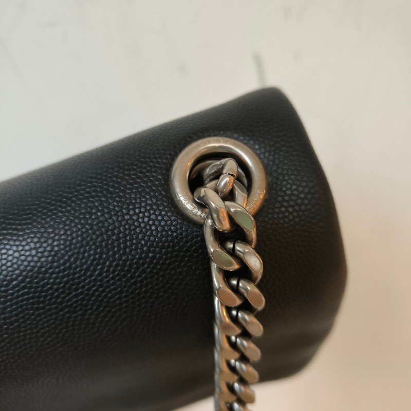 【🐴馬上下單最優惠】🧧限時降價至2/11（原$28800）㊣✨YSL✨SAINT LAURENT 聖羅蘭 West Hollywood Bag深藍色 魚子醬  鏈條 掀蓋 多夾層 相機包 斜背包 肩背包/二手精品/保證正品🌳二手樹屋🌳-31