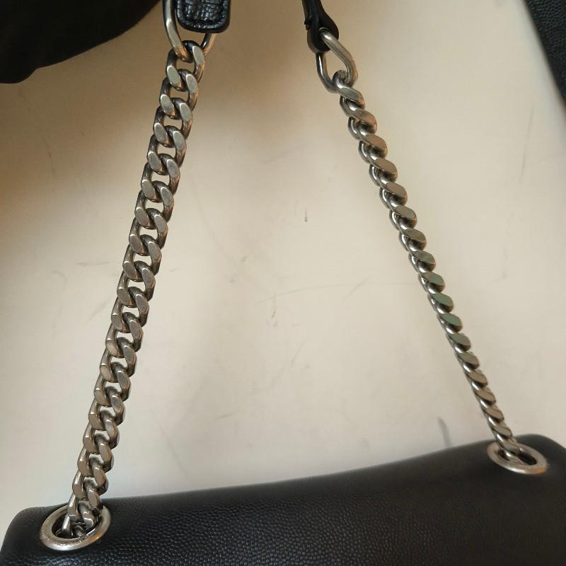 【🐴馬上下單最優惠】🧧限時降價至2/11（原$28800）㊣✨YSL✨SAINT LAURENT 聖羅蘭 West Hollywood Bag深藍色 魚子醬  鏈條 掀蓋 多夾層 相機包 斜背包 肩背包/二手精品/保證正品🌳二手樹屋🌳-32