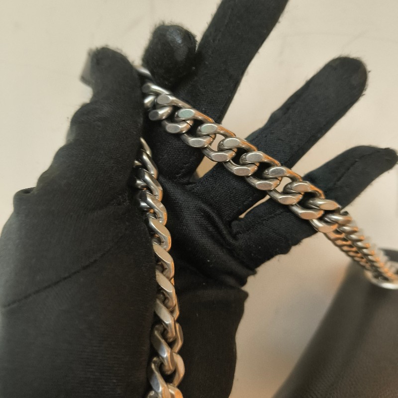 【🐴馬上下單最優惠】🧧限時降價至2/11（原$28800）㊣✨YSL✨SAINT LAURENT 聖羅蘭 West Hollywood Bag深藍色 魚子醬  鏈條 掀蓋 多夾層 相機包 斜背包 肩背包/二手精品/保證正品🌳二手樹屋🌳-33