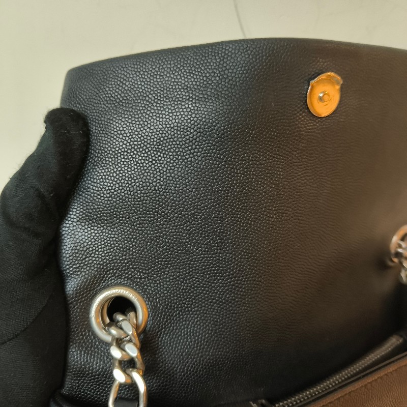【🐴馬上下單最優惠】🧧限時降價至2/11（原$28800）㊣✨YSL✨SAINT LAURENT 聖羅蘭 West Hollywood Bag深藍色 魚子醬  鏈條 掀蓋 多夾層 相機包 斜背包 肩背包/二手精品/保證正品🌳二手樹屋🌳-43