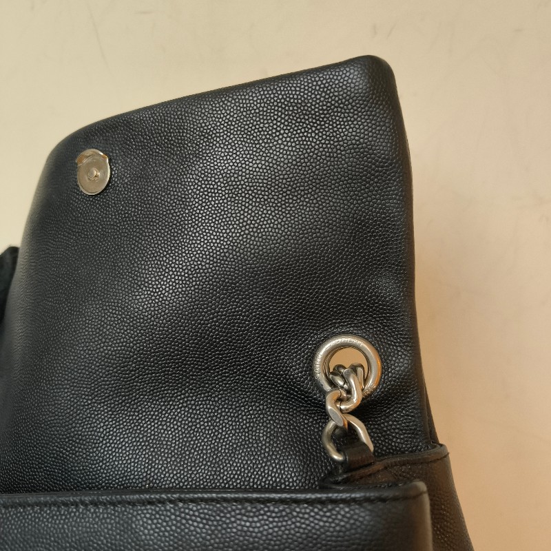 【🐴馬上下單最優惠】🧧限時降價至2/11（原$28800）㊣✨YSL✨SAINT LAURENT 聖羅蘭 West Hollywood Bag深藍色 魚子醬  鏈條 掀蓋 多夾層 相機包 斜背包 肩背包/二手精品/保證正品🌳二手樹屋🌳-44