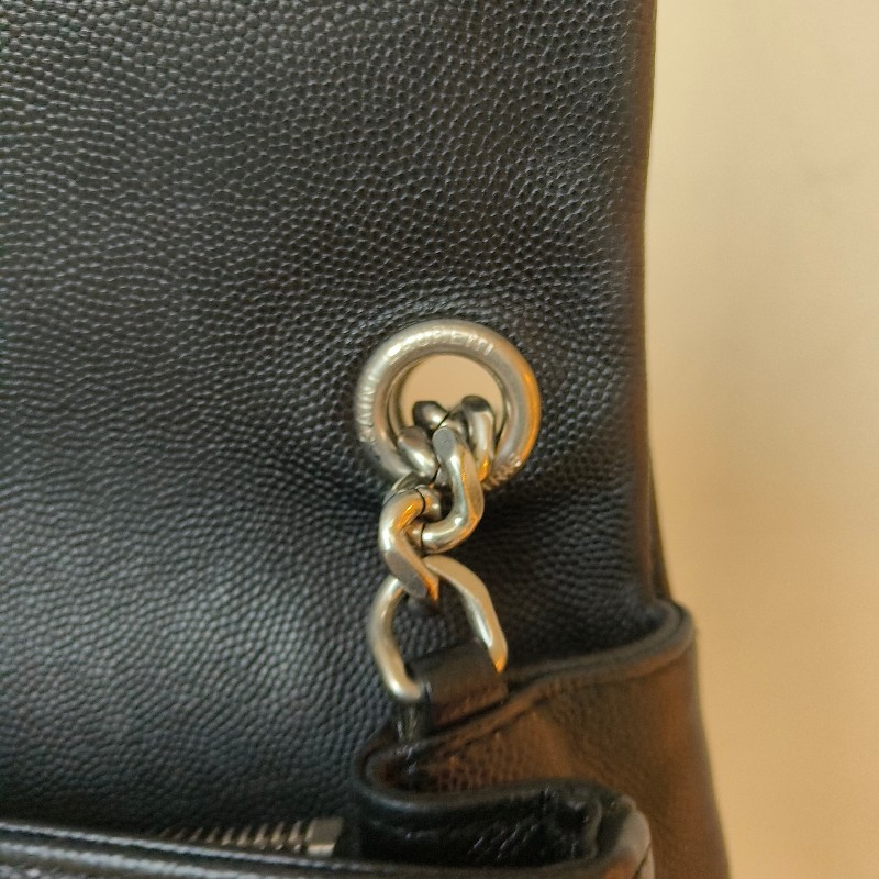 【🐴馬上下單最優惠】🧧限時降價至2/11（原$28800）㊣✨YSL✨SAINT LAURENT 聖羅蘭 West Hollywood Bag深藍色 魚子醬  鏈條 掀蓋 多夾層 相機包 斜背包 肩背包/二手精品/保證正品🌳二手樹屋🌳-46