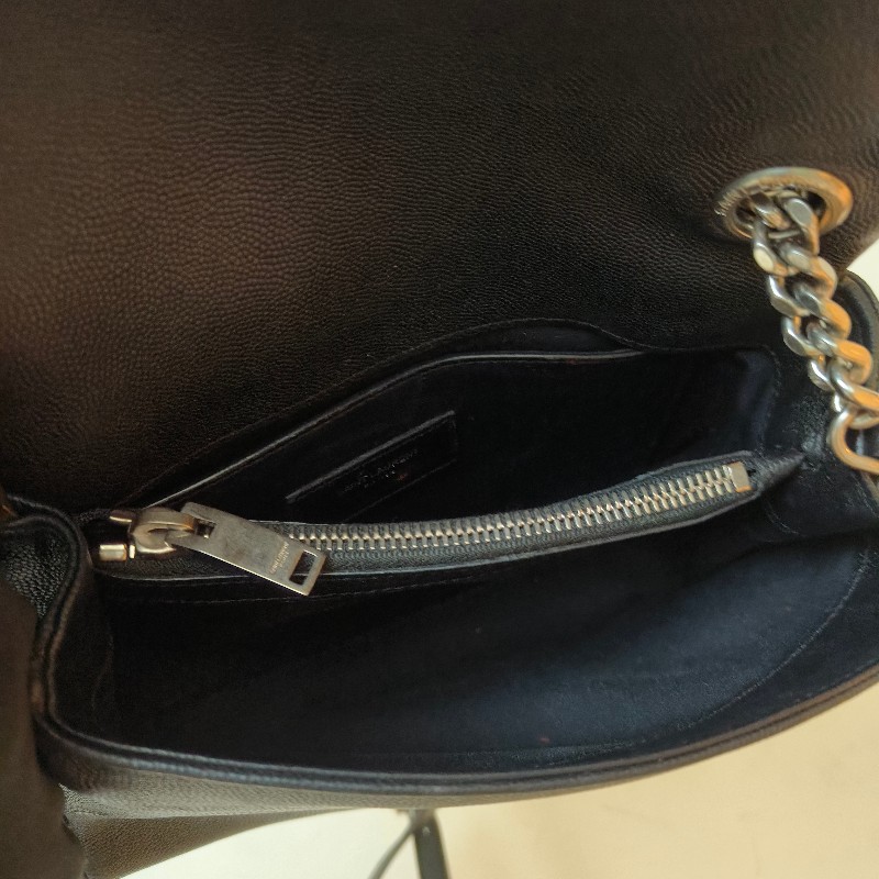 【🐴馬上下單最優惠】🧧限時降價至2/11（原$28800）㊣✨YSL✨SAINT LAURENT 聖羅蘭 West Hollywood Bag深藍色 魚子醬  鏈條 掀蓋 多夾層 相機包 斜背包 肩背包/二手精品/保證正品🌳二手樹屋🌳-51