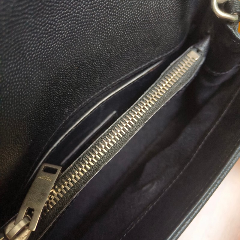 【🐴馬上下單最優惠】🧧限時降價至2/11（原$28800）㊣✨YSL✨SAINT LAURENT 聖羅蘭 West Hollywood Bag深藍色 魚子醬  鏈條 掀蓋 多夾層 相機包 斜背包 肩背包/二手精品/保證正品🌳二手樹屋🌳-57