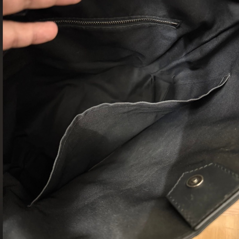 Lv黑色老花商務手提/肩背/托特包-10