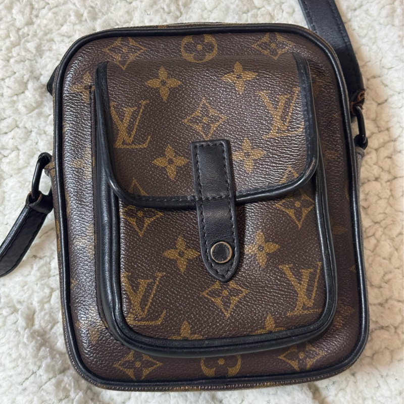 Louis Vuitton 🤎老花拉鍊單肩包/LV 斜背包/側背包/相機包 M69404-2