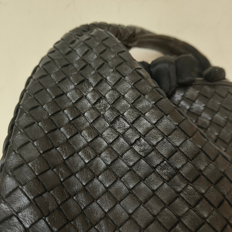 【8成新】㊣✨Bottega Veneta ✨寶緹嘉 BV Hop Bag 羊皮 黑色 編織 手提包 肩背包 腋下包 月牙包 /二手包/二手精品/保證正品🌳二手樹屋🌳-20