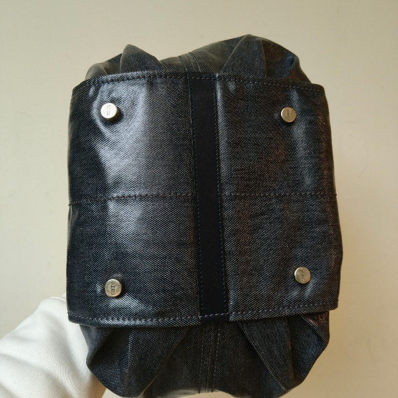 ㊣✨TOD'S✨陶德斯(附盒子) 牛仔藍 皮革 輕量 多背法 手提包 斜背包 肩背包 斜背包/二手包/二手精品/保證正品-6