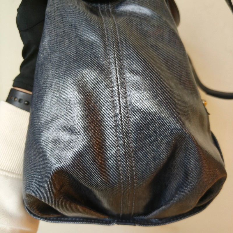 ㊣✨TOD'S✨陶德斯(附盒子) 牛仔藍 皮革 輕量 多背法 手提包 斜背包 肩背包 斜背包/二手包/二手精品/保證正品-24