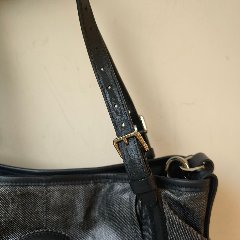 ㊣✨TOD'S✨陶德斯(附盒子) 牛仔藍 皮革 輕量 多背法 手提包 斜背包 肩背包 斜背包/二手包/二手精品/保證正品-36