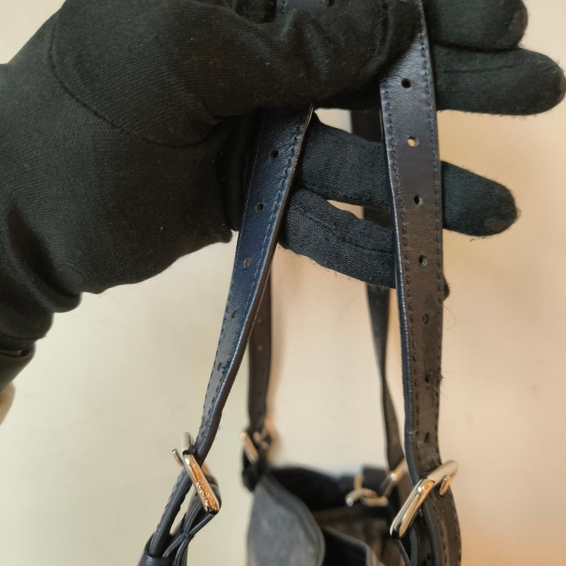 ㊣✨TOD'S✨陶德斯(附盒子) 牛仔藍 皮革 輕量 多背法 手提包 斜背包 肩背包 斜背包/二手包/二手精品/保證正品-40