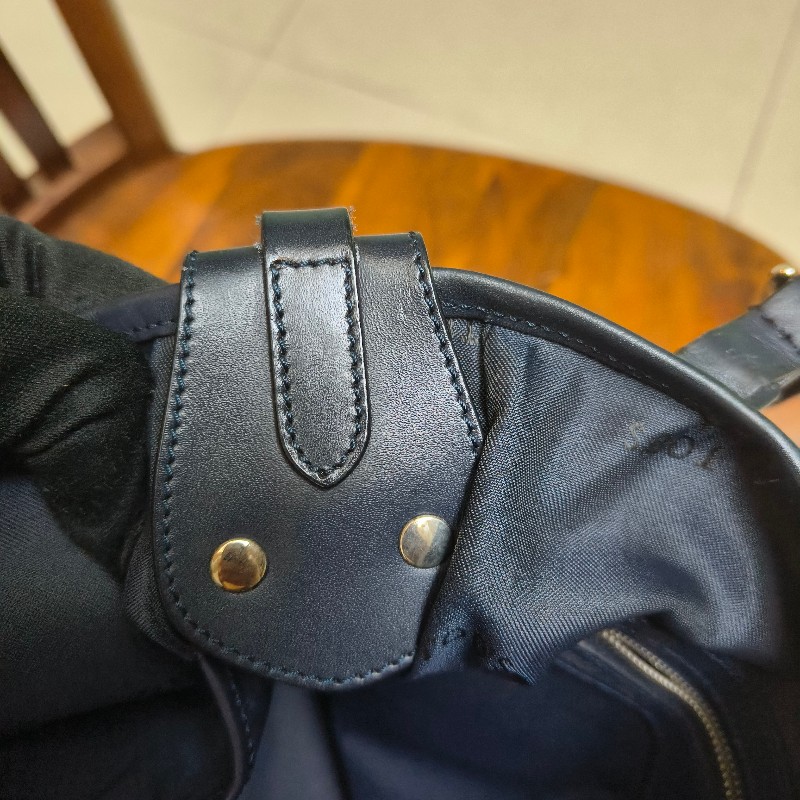 ㊣✨TOD'S✨陶德斯(附盒子) 牛仔藍 皮革 輕量 多背法 手提包 斜背包 肩背包 斜背包/二手包/二手精品/保證正品-54