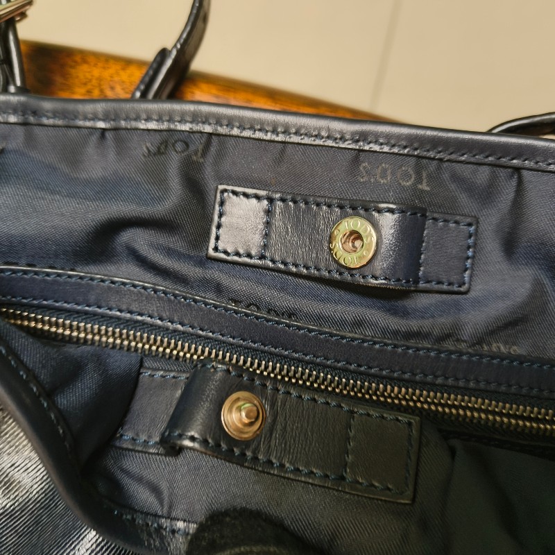 ㊣✨TOD'S✨陶德斯(附盒子) 牛仔藍 皮革 輕量 多背法 手提包 斜背包 肩背包 斜背包/二手包/二手精品/保證正品-55