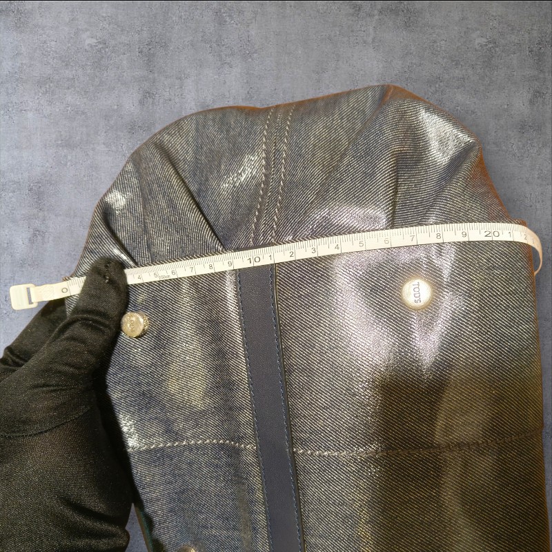 ㊣✨TOD'S✨陶德斯(附盒子) 牛仔藍 皮革 輕量 多背法 手提包 斜背包 肩背包 斜背包/二手包/二手精品/保證正品-66