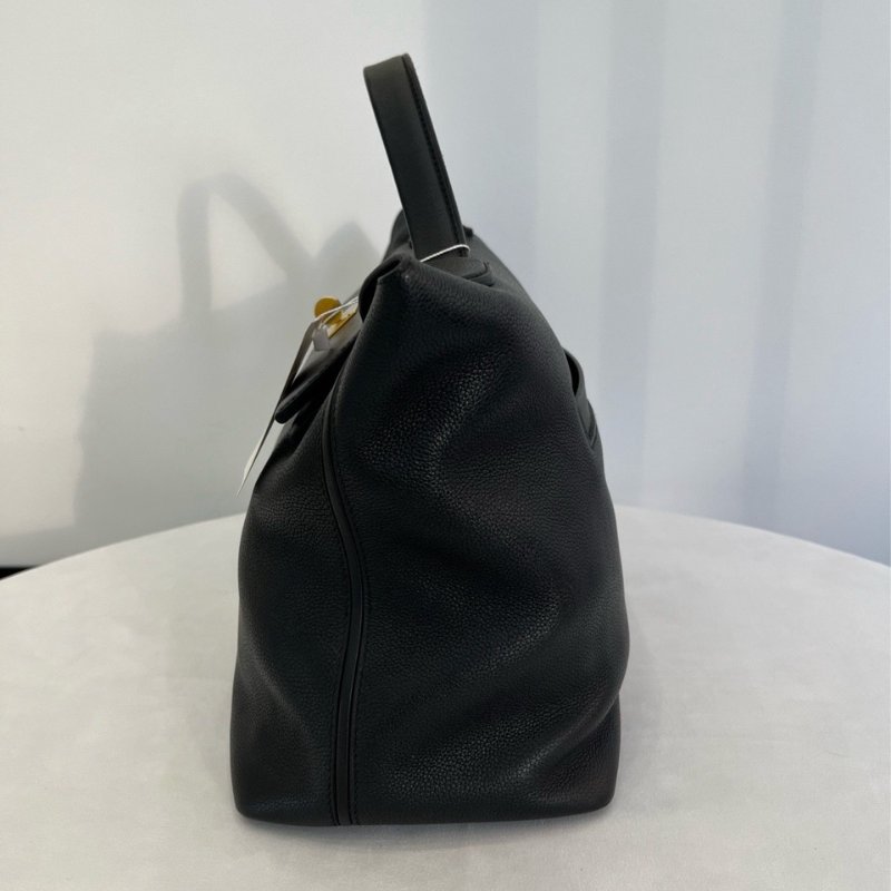 Hermes愛馬仕2424 黑金手提包 袁詠儀同款-2