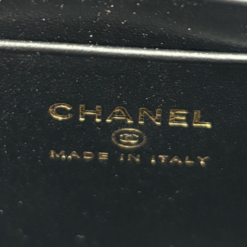 黑色/米色 菱格紋 麂皮 羊革 Top Handle 手提鍊帶肩背包【CHANEL 香奈兒】 AP4742-4