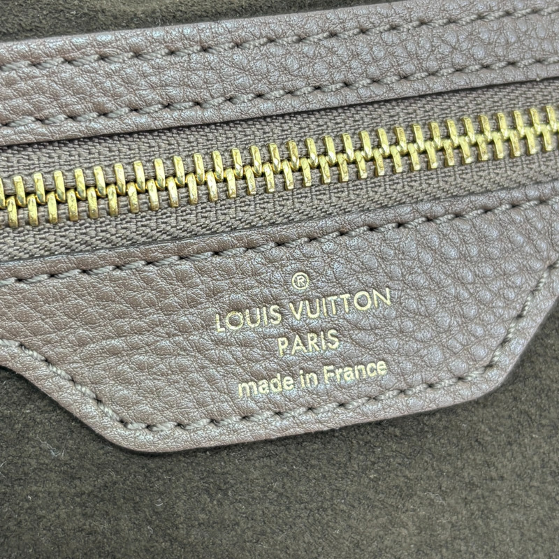 大象灰 Mahina 皮革 L 肩背手提包【LOUIS VUITTON LV 路易威登】 M93821-5