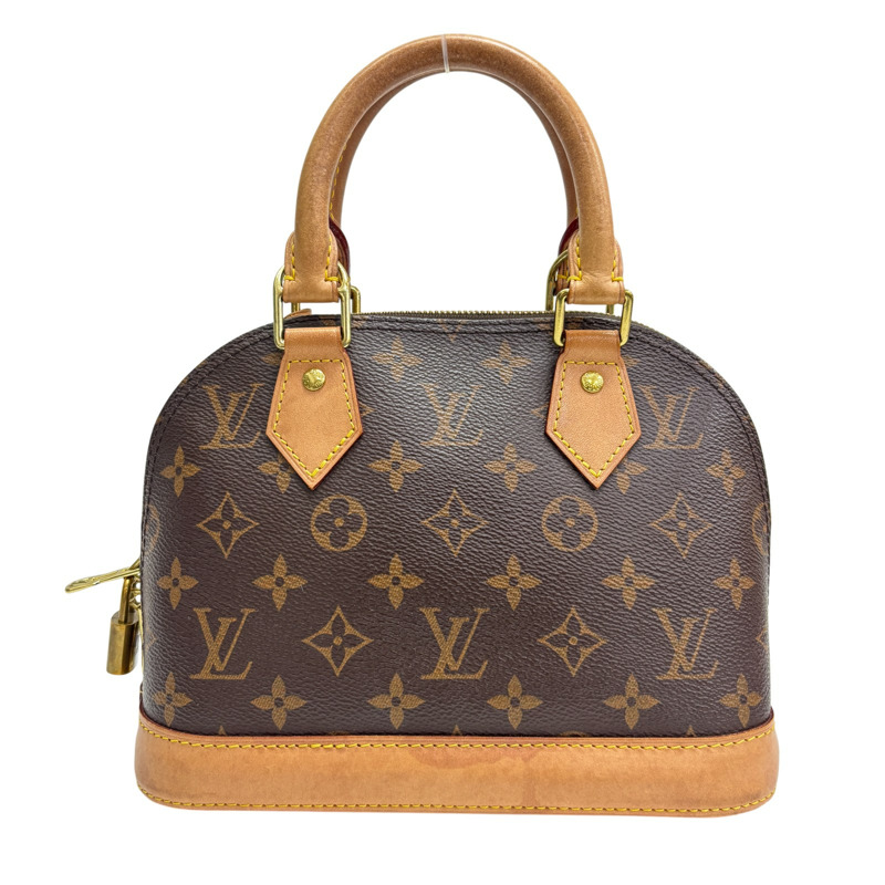 棕色 原花帆布 Alma BB 兩用包【LOUIS VUITTON LV 路易威登】 M46990-2
