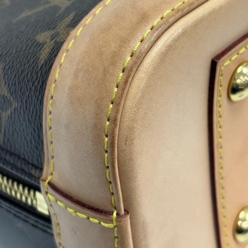 棕色 原花帆布 Alma BB 兩用包【LOUIS VUITTON LV 路易威登】 M46990-11