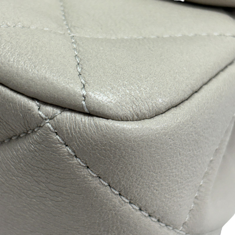 灰色 菱格紋 羊革 COCO 20 肩背包【CHANEL 香奈兒】 AS4861-11