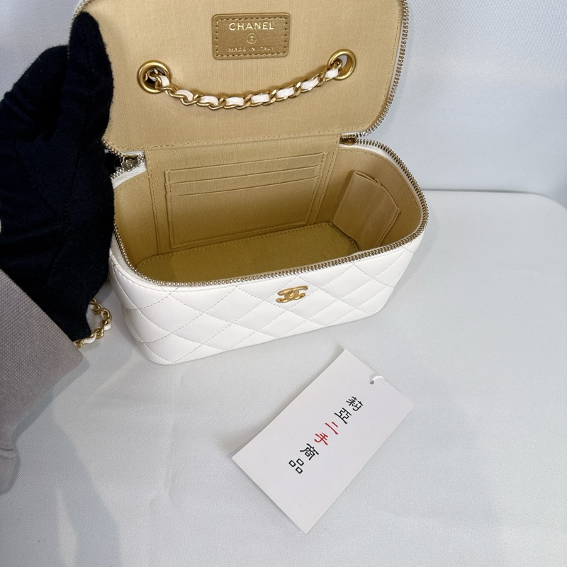 莉亞精品♡ Chanel AP2303 金珠白盒子 二手-12