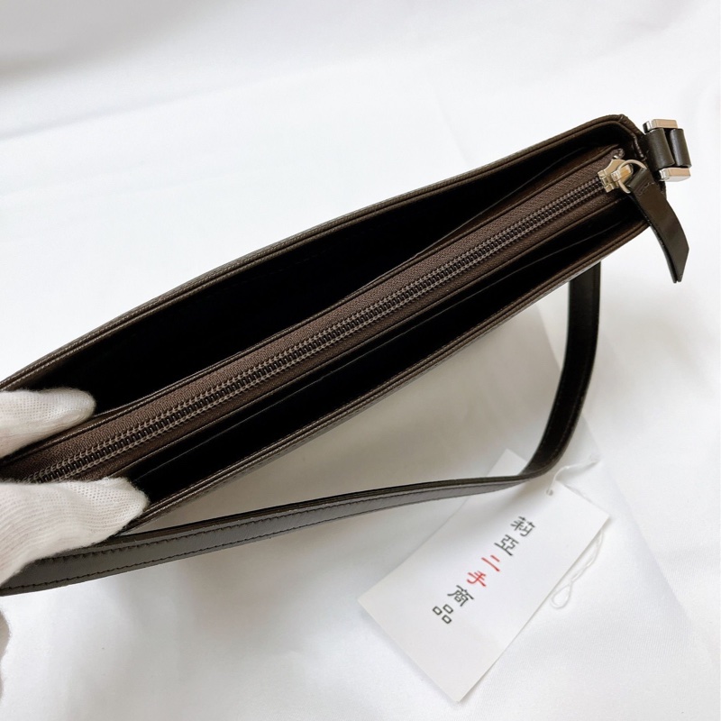 莉亞精品♡ Burberry vintage腋下包 咖 二手-4