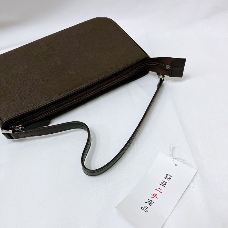 莉亞精品♡ Burberry vintage腋下包 咖 二手-17