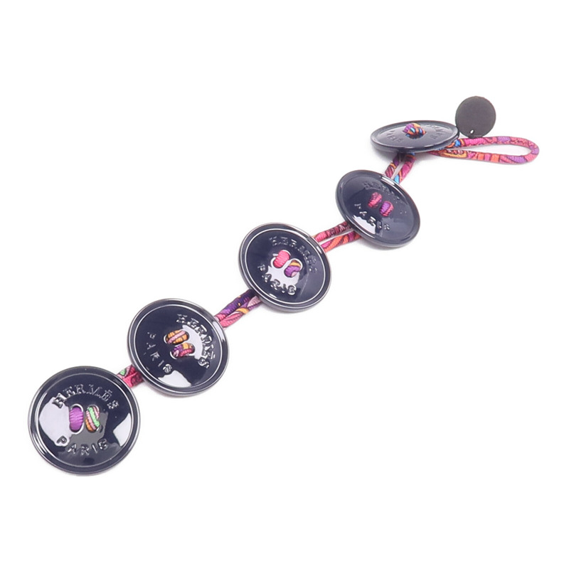 HERMES 絲質Petit H Button Bracelet手帶-6