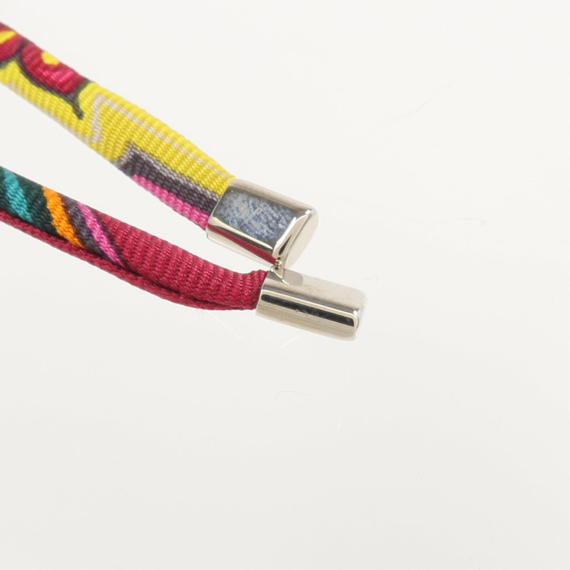 HERMES 絲質Necklace/Bracelet銀扣項鍊/手帶-4