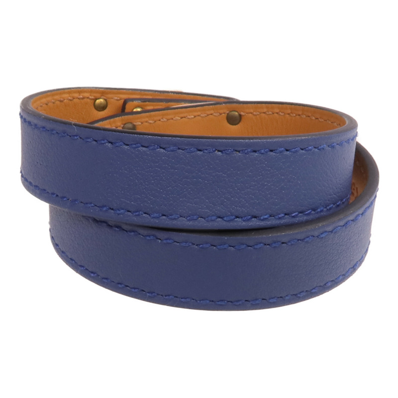 HERMES Swift皮革Kelly Double Tour Bracelet金扣手帶-2